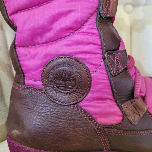 TIMBERLAND CASTLE MOUNTAIN LACE-UP TALL QUILTED WINTER BOOTS SMARTWOOL SZ 7 M - Picture 9 of 16